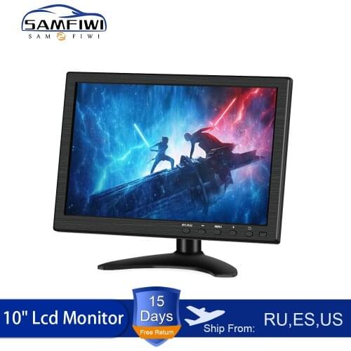 10 inch LCD HD Car Headrest Monitor HDMI/VGA/AV/USB/SD TV&PC 2 Channel Video Input Security Monitor DVD player With Speaker