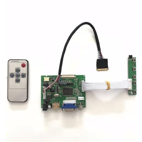 Free shipping Universal VGA AV LCD Controller Board for 15.6 inch 1366x768 LTN156AT02 LED Monitor Kit for Raspber