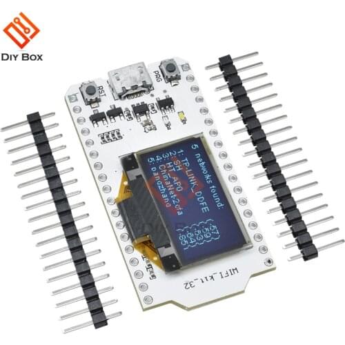 ESP32 ESP-32 0.96 Inch Blue OLED Display Bluetooth CP2102 WIFI Kit 32 Module Internet Development Board for Arduino