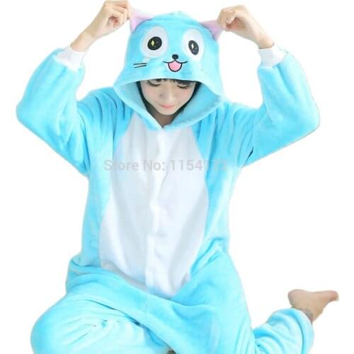 Kigurumi Habib Cat Onesies Pyjamas Cartoon Animal Cosplay Costume Pajamas Adult Onesies Sleepwear Halloween