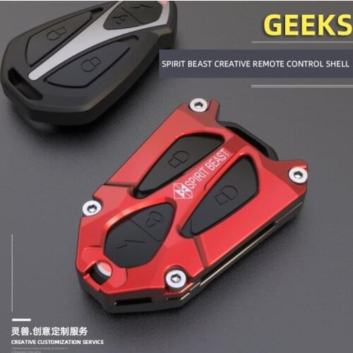 Geek remote control shell modified electric scooter remote key protection cover accessories anti-theft sensor key shell