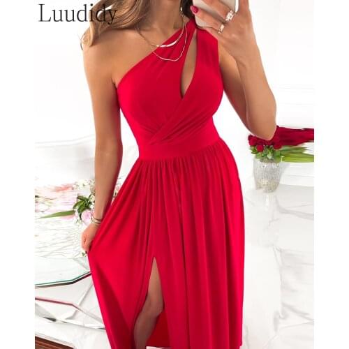 Летние платья с разрезом Luudidy China At AliExpress