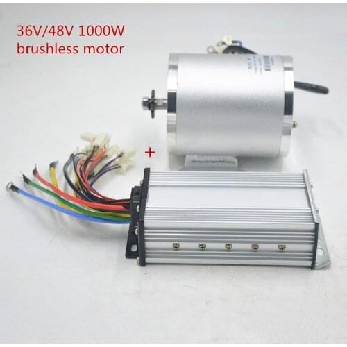 E-scooter motor kit 1000W 36V 48V Brushless DC electric Motor with controller for e-scooter/electric bicycle/tricycle/ebike
