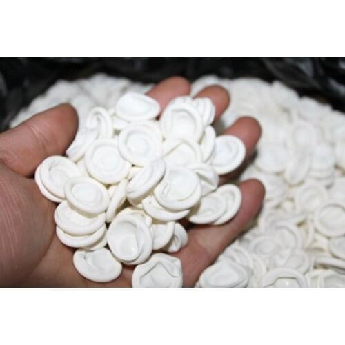 1000pcs Disposable Sterile Finger Cots White Rubber Latex Tattoo Glove Sleeve Microblading Tattoo Supplies Permanent Makeup