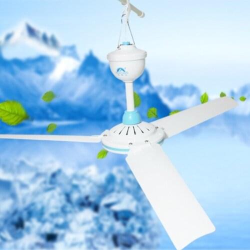 27.5” 35.4” 41.3” 47.2” Silent 12V Ceiling Fan Hanging Fan with 2.35m Power Cable for Camping Tent Outdoor Home No Switch