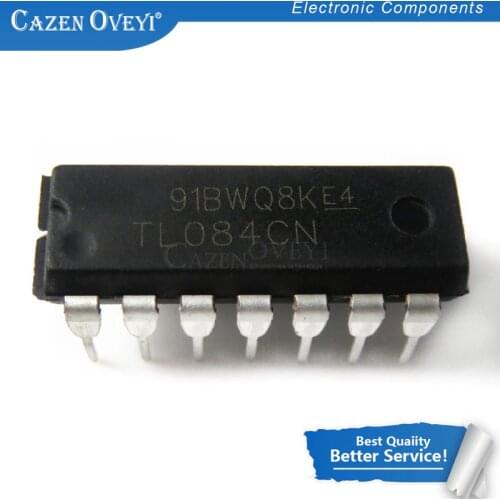 10pcs/lot TL084CN TL084 DIP-14 New original IC In Stock