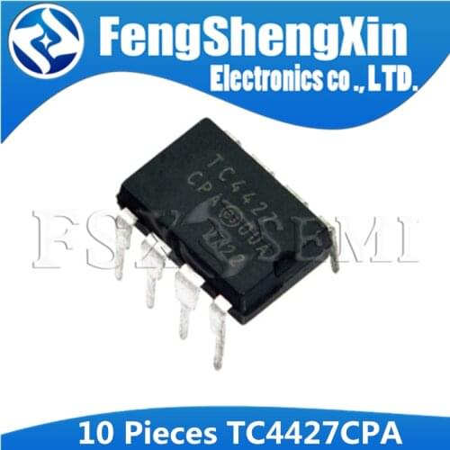 10PCS TC4427CPA DIP8 TC4427 DIP-8 4427CPA DIP TC4427EPA 1.5A Dual High-Speed Power MOSFET Drivers