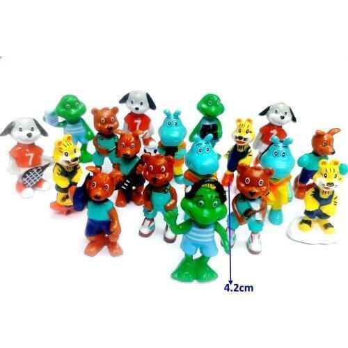 324 pcs Animal Figure 4cm Kids Cake Decoration Pinata Birthday Party Favour Kids Cartoon Gifts Toys Gift Vending Novelty