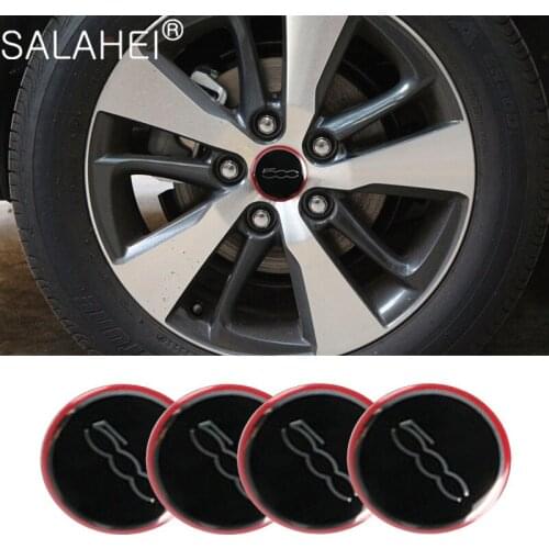 4PC 56MM Car Wheel Center Hub Cap Logo Car Sticker Car Badge Cover Emblem For Fiat punto 500 stilo ducato palio Abarth Scorpion