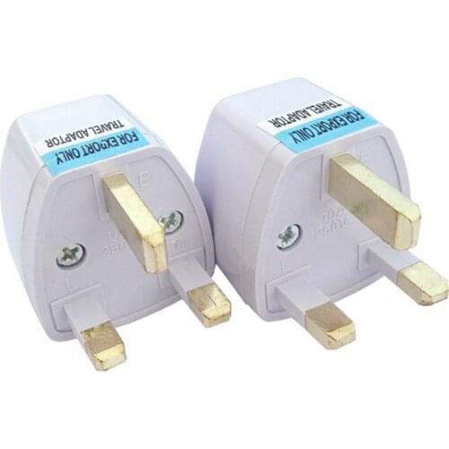 Charger Adapter Converter Travel Adapter US EU AU to UK 3 pin AC Power Plug UK Travel Plug in Adaptors Tourism Conversion Plug