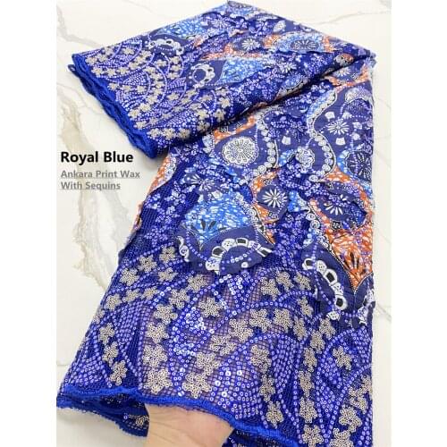 XIYA African Mesh Lace Fabric 2021 High Quality French Net Lace Fabric Nigerian Ankara Wax Sequins Lace Fabric 4148B