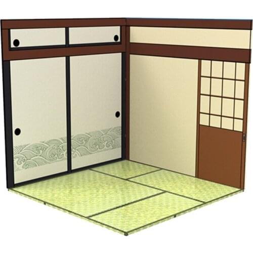 1/12 Soldier scene accessories Japanese style doll house and room model for 6 inch action figure
