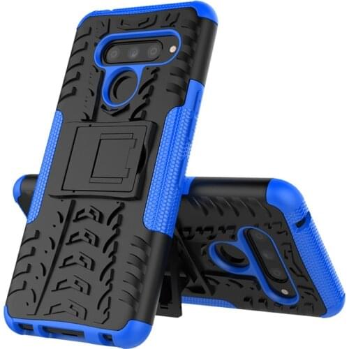 For LG V50 V40 V30 Plus ThinQ Case Shockproof Armor Heavy Duty Case Back Cover For LG Stylo 5 4 G7 G8 Q7 Hybrid Hard PC Funda