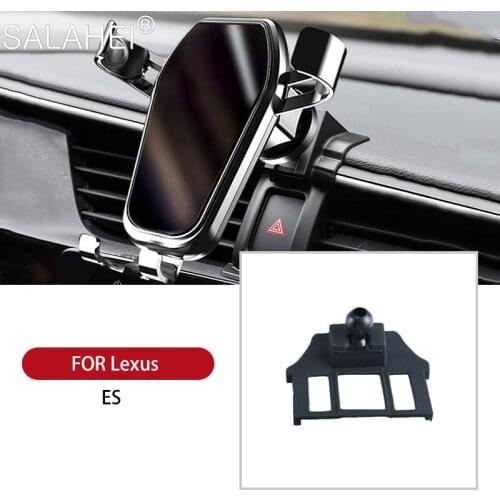For Lexus ES 200 260 300h 350 2018 Auto Stylish GPS Holder Bracket Car Mobile Phone Cell Dashboard Air Vent Stand Clip Mount