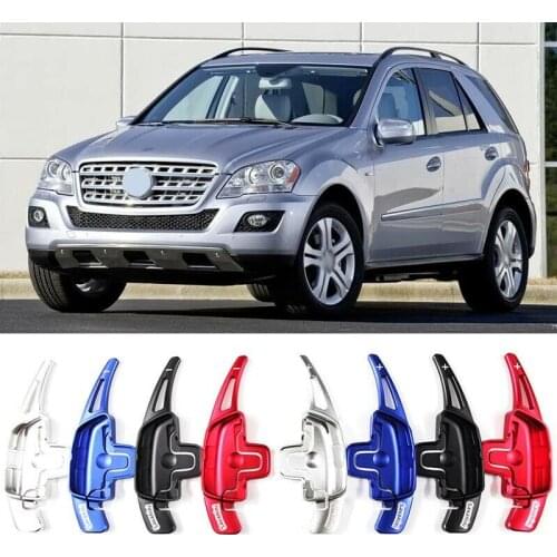 Savanini Alloy Add-On Steering Wheel DSG Paddle Shifters Extension For Mercedes Benz ML350 ML450 ML500 ML550 2010