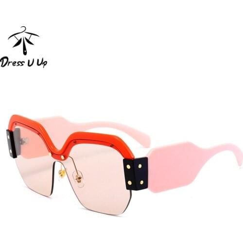 Женские солнцезащитные квадратные очки Dress U Up China At AliExpress