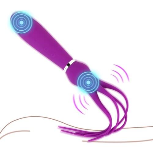 Dildo Vibrator Nipples Clit Stimulation Female Masturbation SM Whip Massager G Spot 9 Speed Sex Toys For Couple