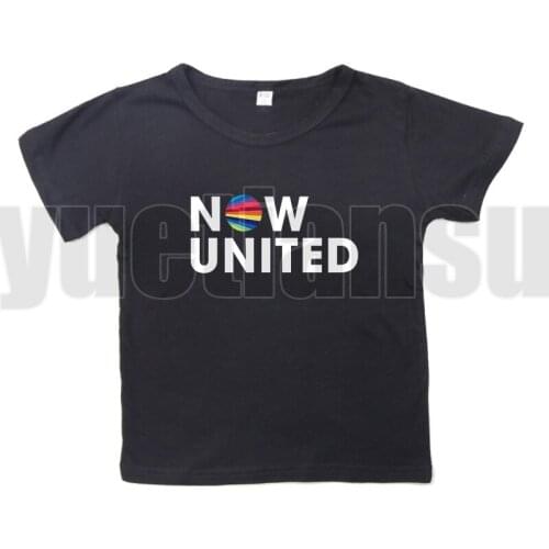 Now United Group Aesthetic Graphic Printed Kids TShirt Children Fashion Hip Hop Streetwear Hipster Unisex T-shirt Summer Top Tee