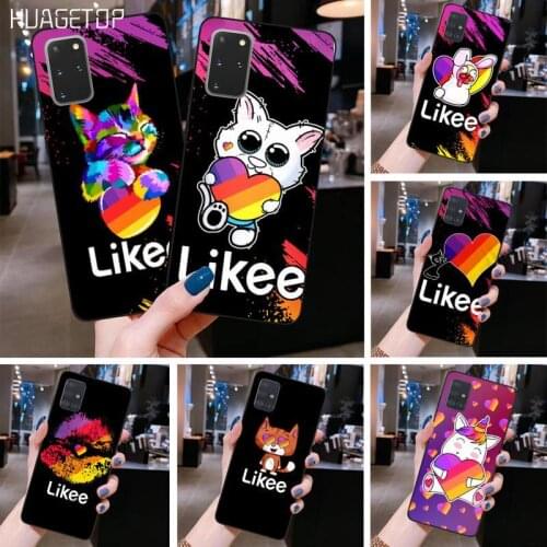 HUAGETOP Likee Funny cat bear love heart Unique Phone Cover for Samsung S20 plus Ultra S6 S7 edge S8 S9 plus S10 5G lite 2020