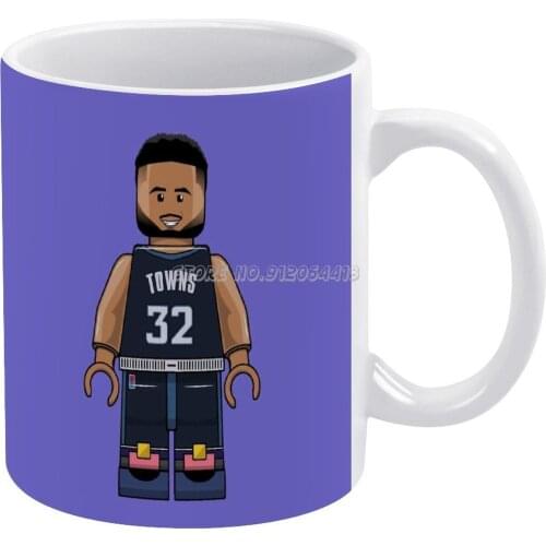 Anthony Towns #32 Style Figure Coffee Mugs 330ml Creative Travel Mug and Cup Office Drinkware Mugs Tazza Anthony Towns Basketbal
