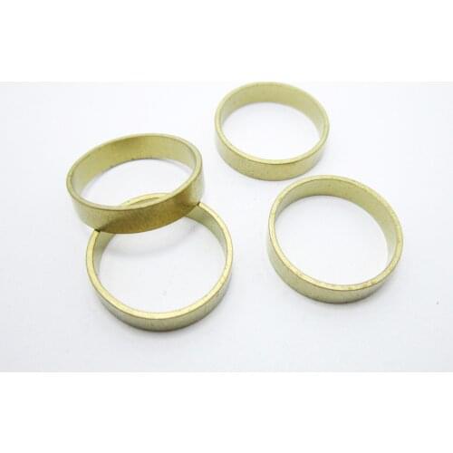 Brass round charms brass rings 18x4x1mm raw brass circle Geometric findings -20pcs R1432