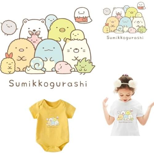 Easy printed transfer ironing stickers vinyl transfer iron on transfers for clothes cartoon patch animal badge on t-shirt Hoodie