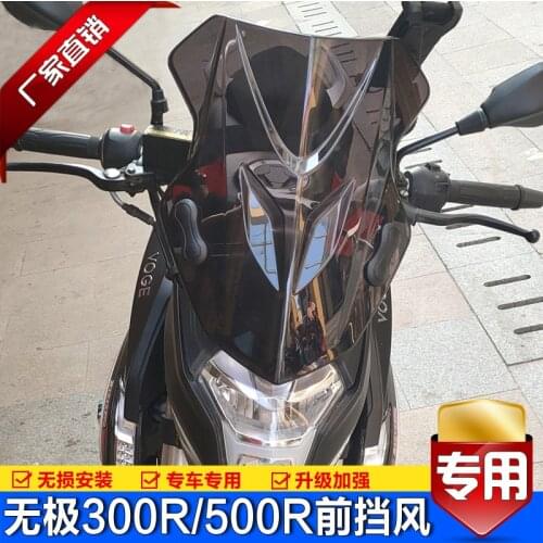 Motorcycle Windshield With Bracket One Set Apply For Loncin Voge 300r 500r