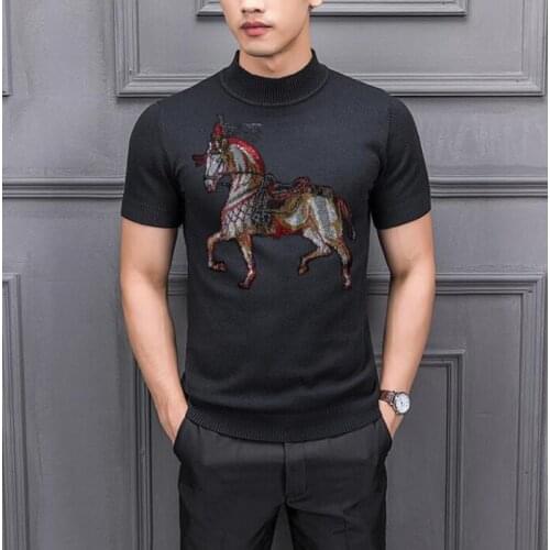 Winter 2021 Brand Mens sweater Diamond stone sweaters Warm Casual Streetwear Casual