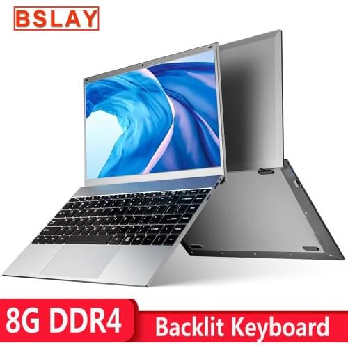 2021 New 14.1 Inch 8GB DDR4 RAM 1TB 512G 128G 256G SSD Windows 10 Laptop Intel J4005 Backlit Keyboard Student Notebook Computer