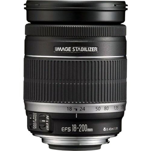 Used Canon 18-200 IS Lens EF-S 18-200mm f/3.5-5.6 IS Lenses for 600D 650D 700D 750D 760D 60D 70D 80D 7D Rebel T3i T4i T5i