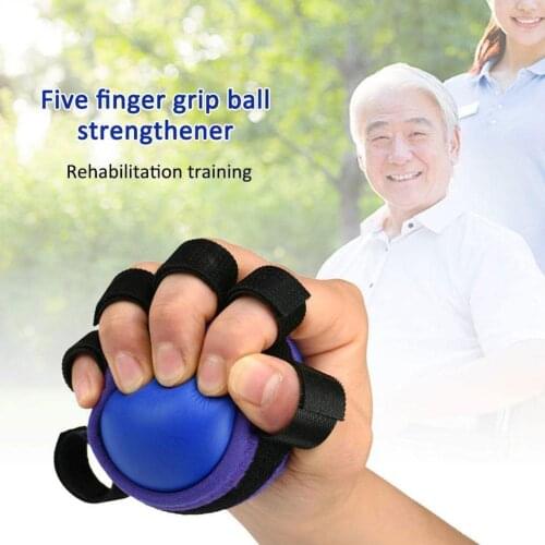 Hand Grip PU Ball Finger Practice Hemiplegia Exercise Muscle Power Rubber Rehabilitation Training Gripper