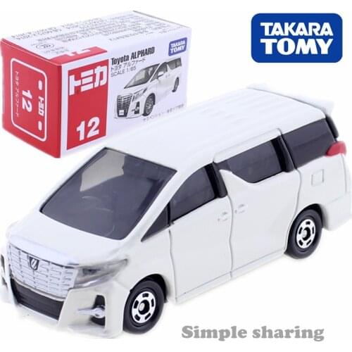 Takara Tomy Tomica Toyota Alphard Car 1/65 No.12 Escala Miniature DieCast Kids Toys Model Kit Hot Funny Dolls Collectibles
