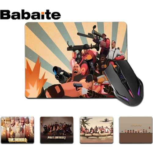 Babaite Top Quality Team Fortress 2 small Mouse pad PC Computer mat Top Selling Wholesale Gaming Pad mouse
