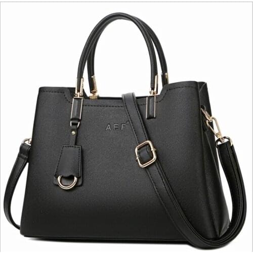 Womens big bag 2020 new Korean version of PU leather large capacity wild western style messenger portable temperament