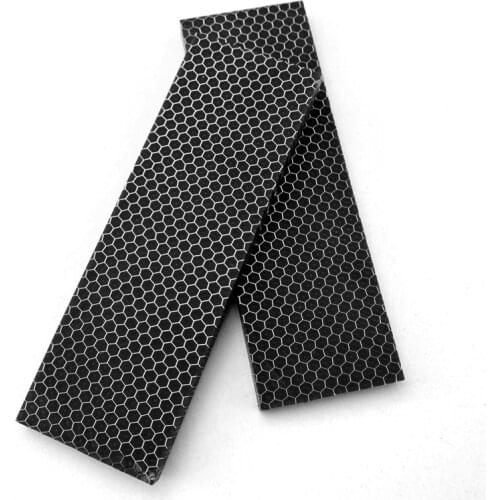 1 Pair Honeycomb Pattern resin Handle Patches Material Anti-slip Hand Grips DIY scales slab blanks For 1911 Model