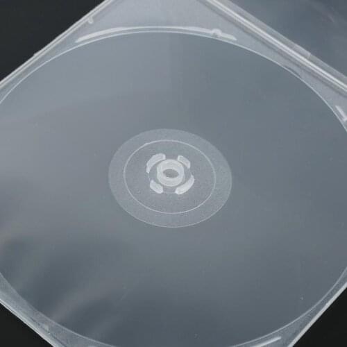 1Pc Plastic Lightweight CD Case Box 5.2mm Transparent Clear CD DVD Soft Plastic Cases Holder Storage Hard Box Organizer Durable