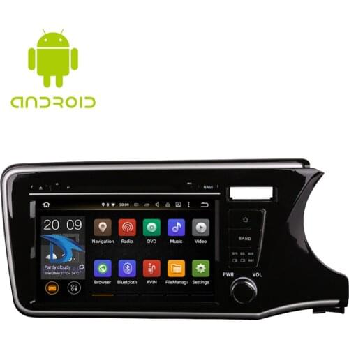 9 Inch Android 9.0 Octa Core 4G Car GPS Navigation For Honda City Right Hand Driving 2014-2019 Car DVD Player Bluetooth WIFI AUX