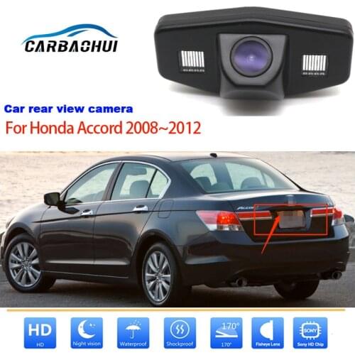 Car wireless Rear View Camera For Honda Accord 2008 2009 2010 2011 2012 CCD HD Night Vision Waterproof Reversing Parking Camera