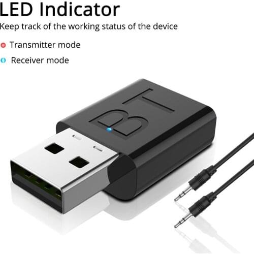 USB Wireless Bluetooth Adapter A2DP 3.5mm bluetooth transmitter for Home Car Kit AUX Audio Stereo Music Receiver For Android IOS