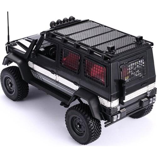 Stainless Steel Rear Bumper Pedal Decorative Sheet for MN1:12 G500 Car Shell