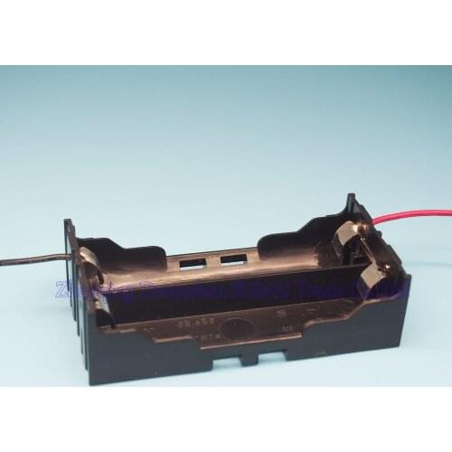 20pcs/lot 18650 Battery Holder Battery Case 2 x 18650 Parallel 3.7V battery holder with wire