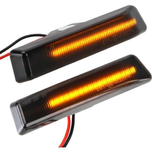 For BMW 3 Series E36 Flowing Water Car Indicator Dynamic LED Side Marker Light 1 pair Error Free Turn Signal Lights Blinker Lamp