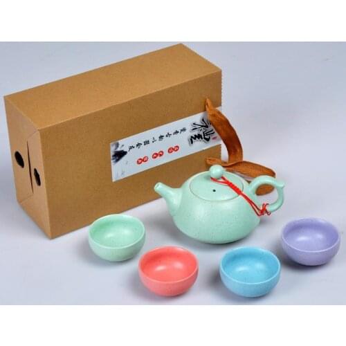 Ceramics Travel Kung Fu Tea Sets Porcelain Teapot Tea Cup Kettle Portable Teaware Sets Drinkware Accessories Tea Ceremony
