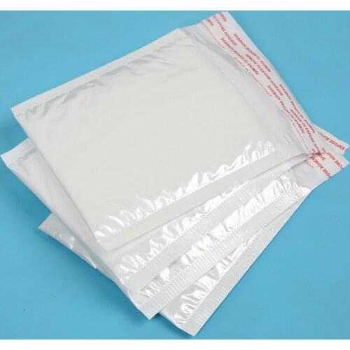 10pcs/lot White Foam Envelope Bag Mailers Padded Shipping Envelope With Bubble Mailing Bag plastic Gift Wrapping Storage 15*18cm