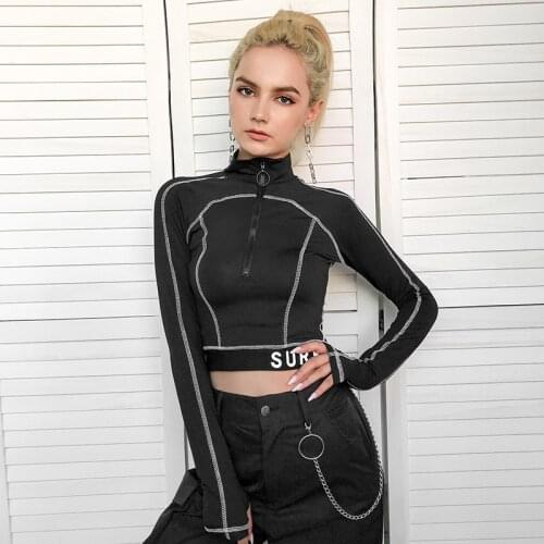 Jazz Dance Clothing Street Dance Tops Performance Competition Costume Hip Hop Long Sleeve Sweater Dancing Practice Wear YS1544