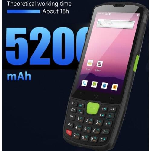 Waterproof Mobile 27 Keypad PDA With Barcode Scanner 4 Iinch Touch Screen Data Capture 16GB Handheld Terminal QR Scanner PDF417