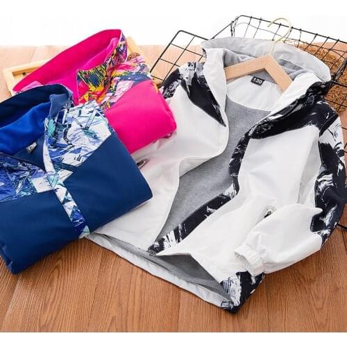 Fashion Outerwear Windbreaker Children Jacket for Kids Hooded for Boys Coat Girls Waterproof Coat 2020 Autumn Winter