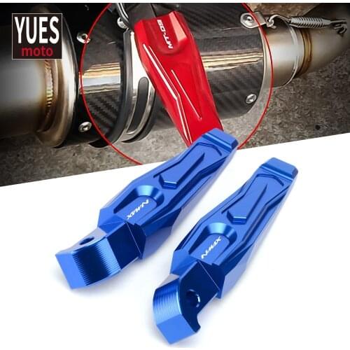 Moto Accessories CNC Rear Passenger Foot Rests Pegs Footrests For YAMAHA NMAX155 Nmax 155 125 2015 2016 2017 2018 2019 2020