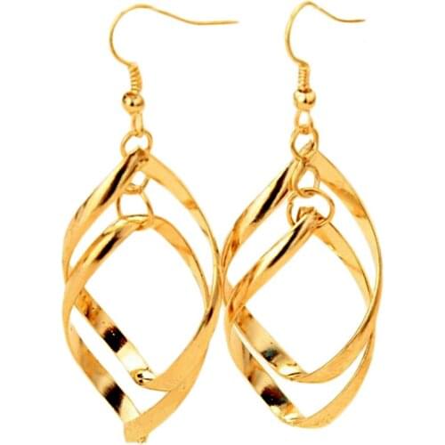 New Fashion Geometric Earrings Vintage fashionable Colors Drop Earrings For Women Costume Jewelry New Arrival Earrings