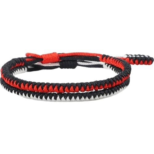 2pcs/set Braided Rope Bracelets Handmade Woven Charm BFF Bracelet For Girls Friendship Couples Women Man Lucky Wish Jewelry Gift